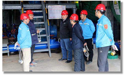 宜昌市國資委黨委委員、工會主任謝兵一行 到宜化股份調研指導安全生產工作(圖1)