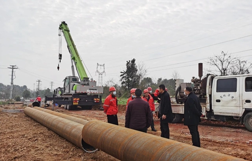 化機公司華潤供熱蒸汽管道工程項目開工！(圖1)