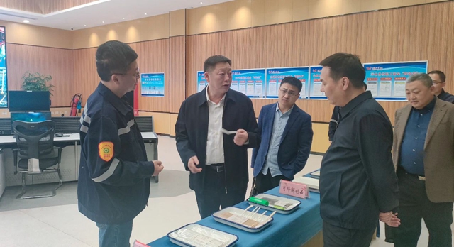 宜昌市國資委黨委書記、主任黃智華到降解新材料公司調研指導工作(圖1)