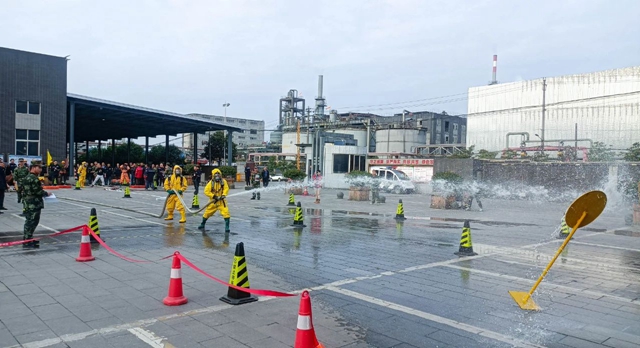 以賽促練強(qiáng)技能！楚星公司開展2023年度消防技能比武(圖1)