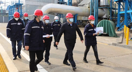 袁衛東、王大真到股份公司檢查督導疫情防控及安全生產工作